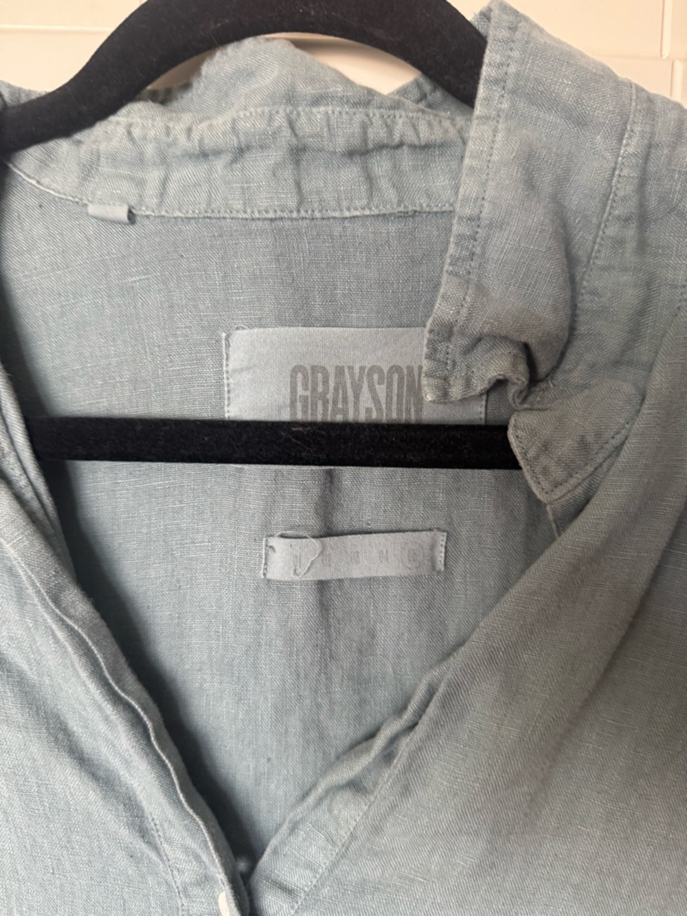 The Artist Washed Sage Midi Shirt Dress with Pocket - Picture 3 of 7